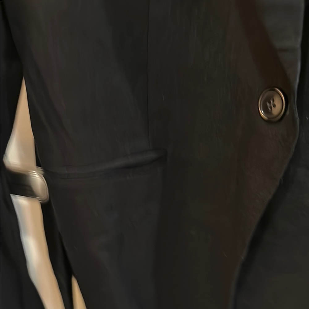 Free People Black Linen Blazer - Picture 7 of 8